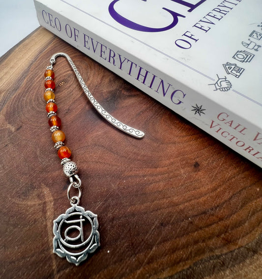 Sacral Chakra Carnelian Bookmark