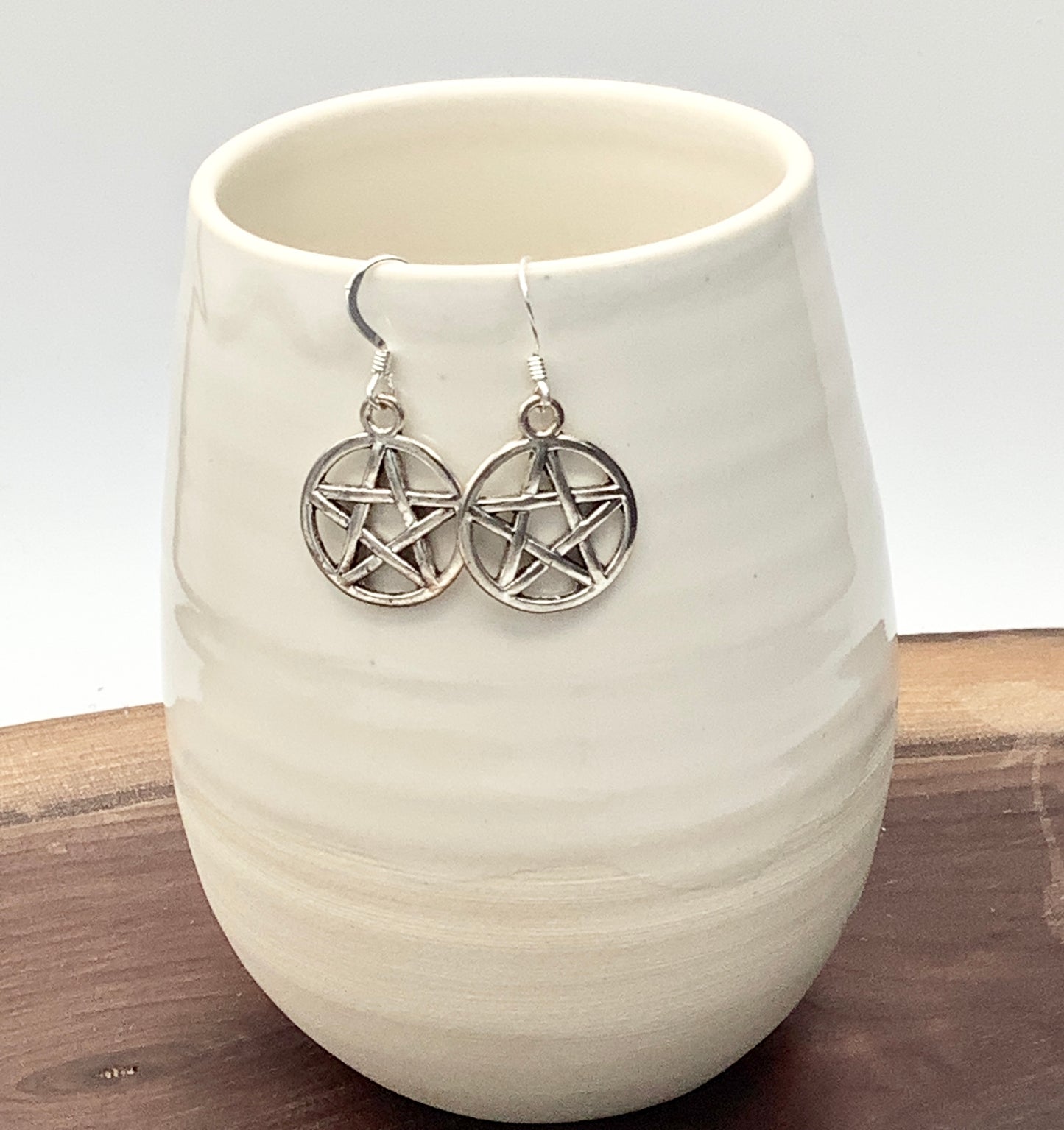 Pentastar Earrings with Sterling Silver Earwire