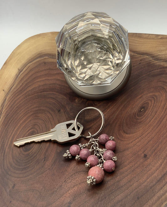 Rhodonite Keychain