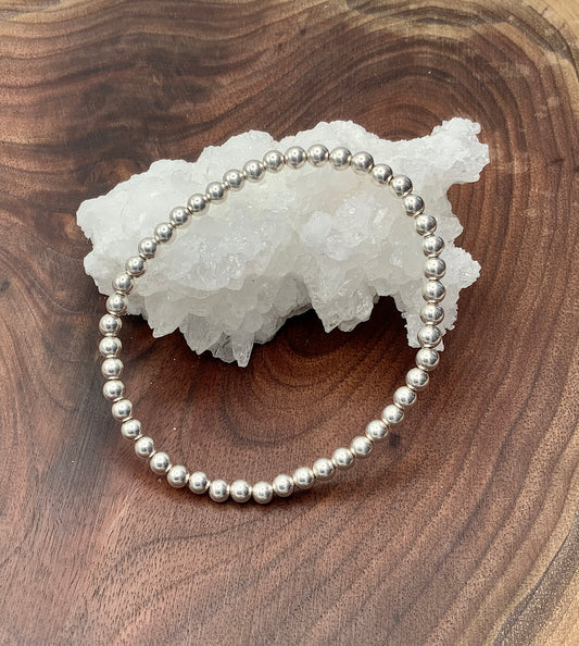 Sterling Silver Stretch Bracelet