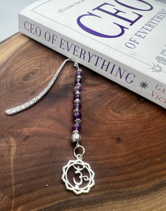 Crown Chakra Amethyst Bookmark