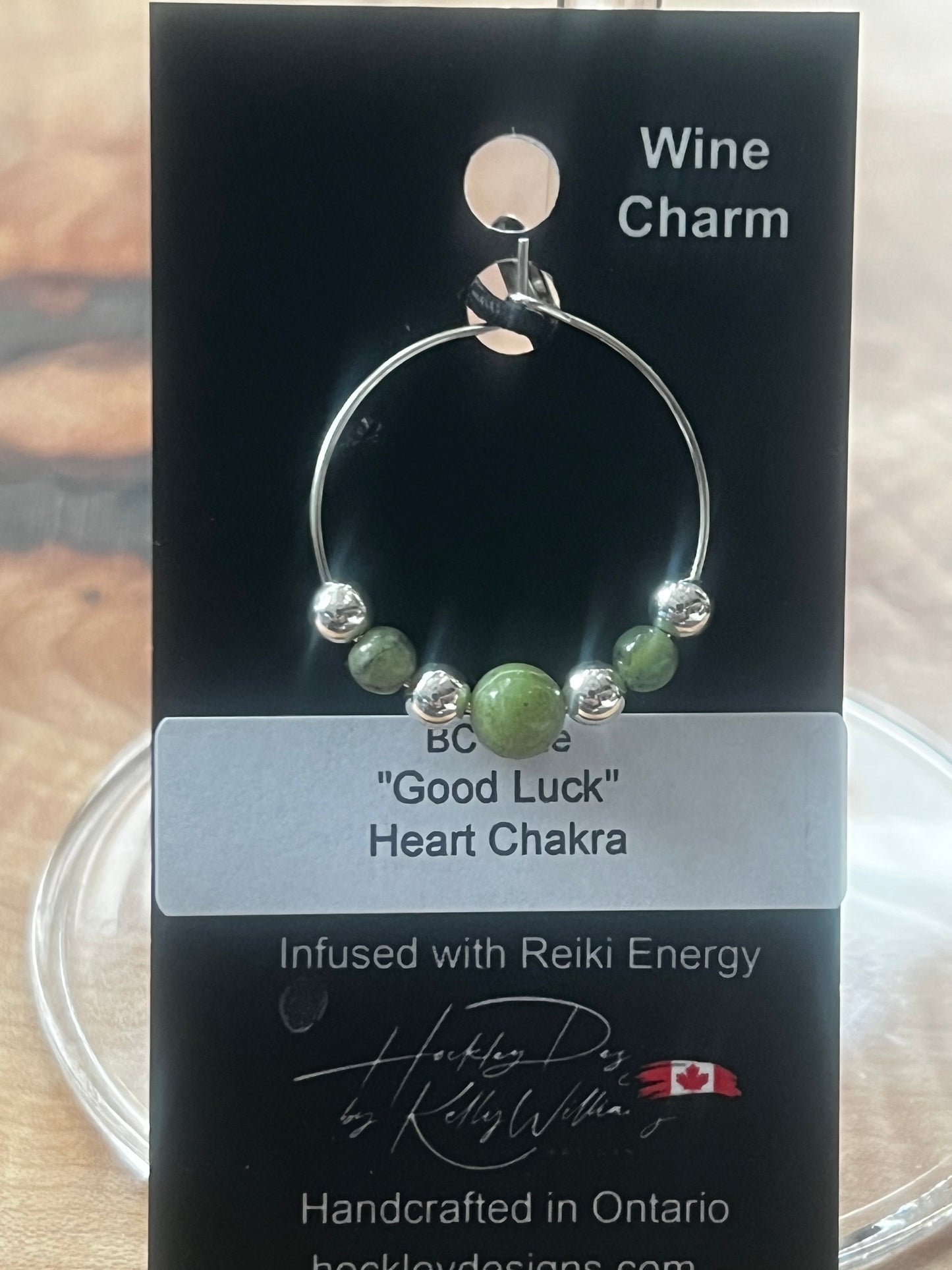 BC Jade Wine Charm