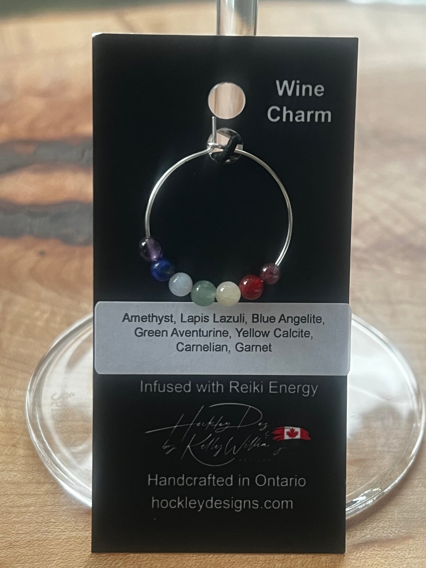 Chakra Wine Charm